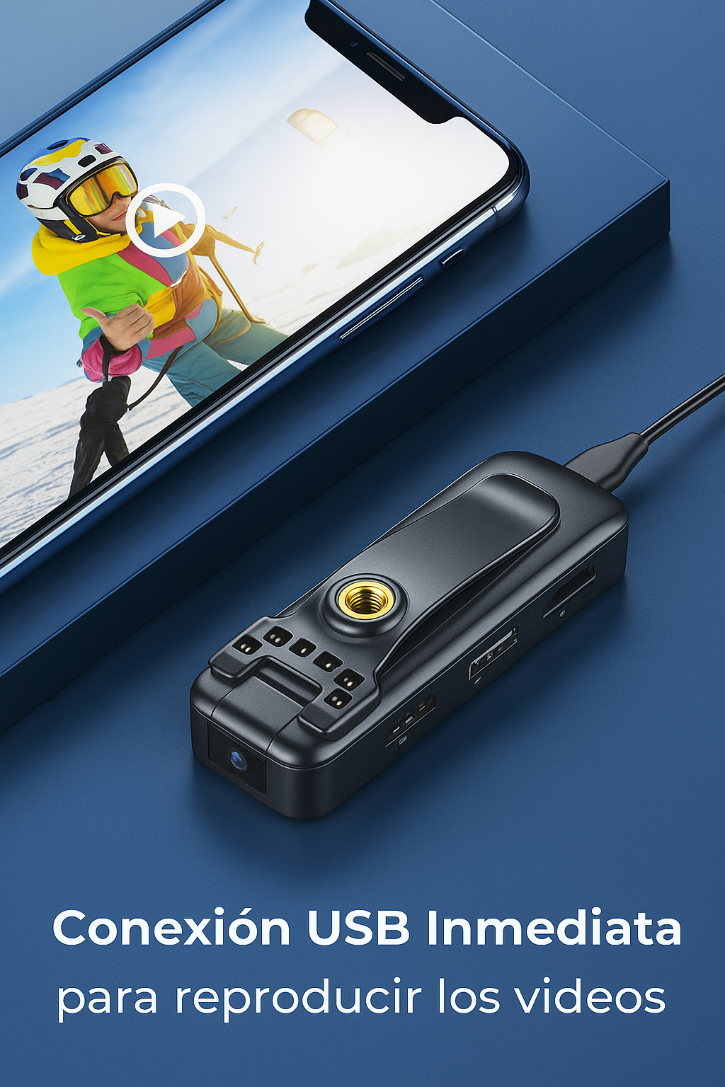 CAMPRO - CÁMARA 180° CON REDUCCIÓN DE RUIDO HD 1080P