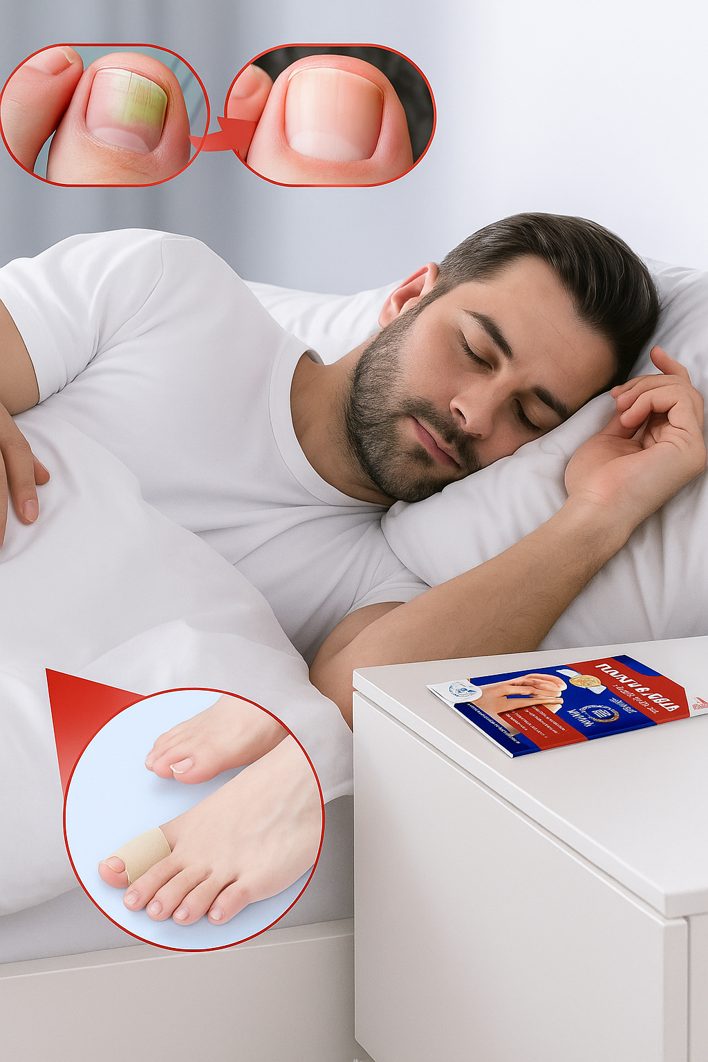 UnaSanas - Parches Para Uñas Encarnadas o con Hongos 50 Por el Precio De 10