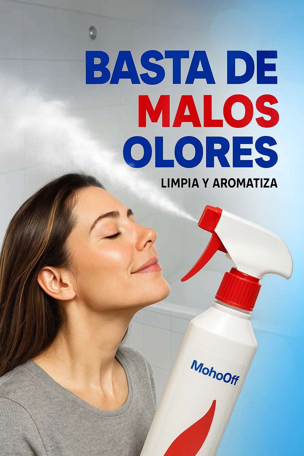 ELIMINA MOHO Y OLORES SIN ESFUERZO 1 + 1 GRATIS