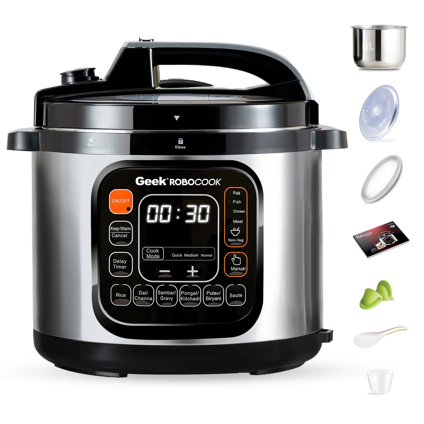 Olla Eléctrica PresiónMax® 6L Profesional + 🎁 Envio Gratis