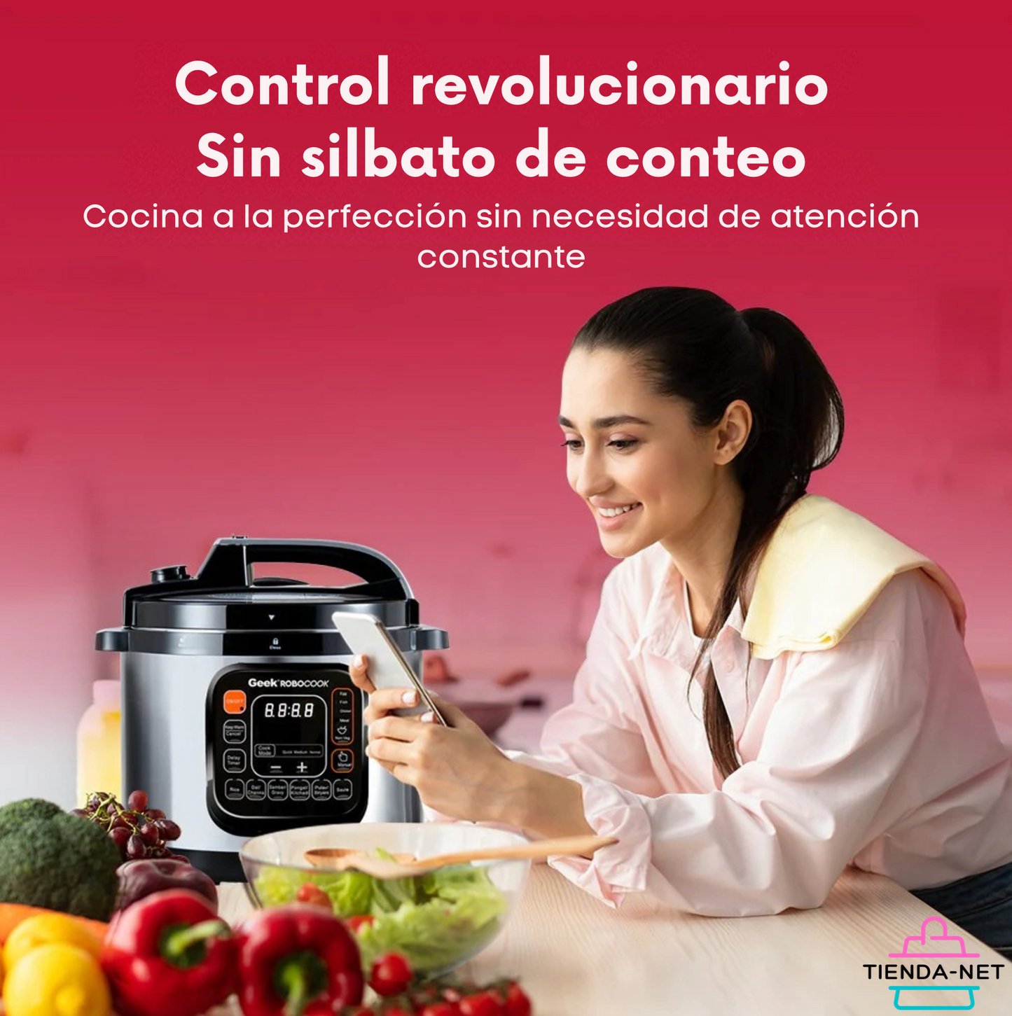 Olla Eléctrica PresiónMax® 6L Profesional + 🎁 Envio Gratis