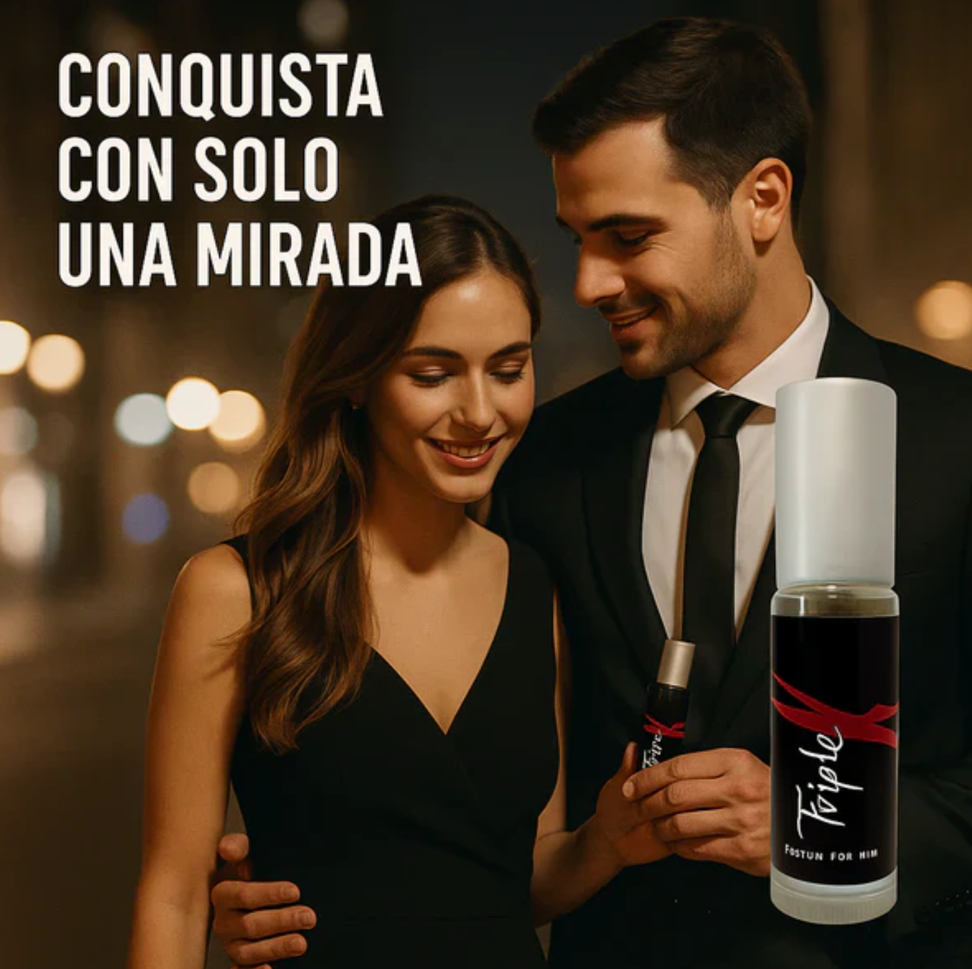 Perfume Feromonas Para Hombre - TRIPLE X™ + Un Regalo Sorpresa 🎁