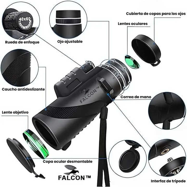 Telescopio Monocular VisionPro® HD + Envio Gratis