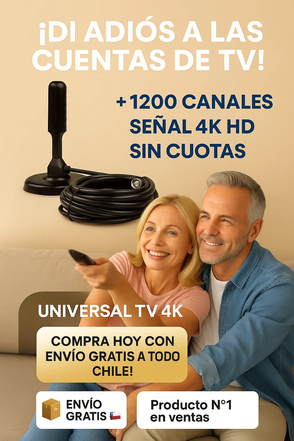 ANTENA HD TV 4K 2X1🎁 │ SignalBoost™