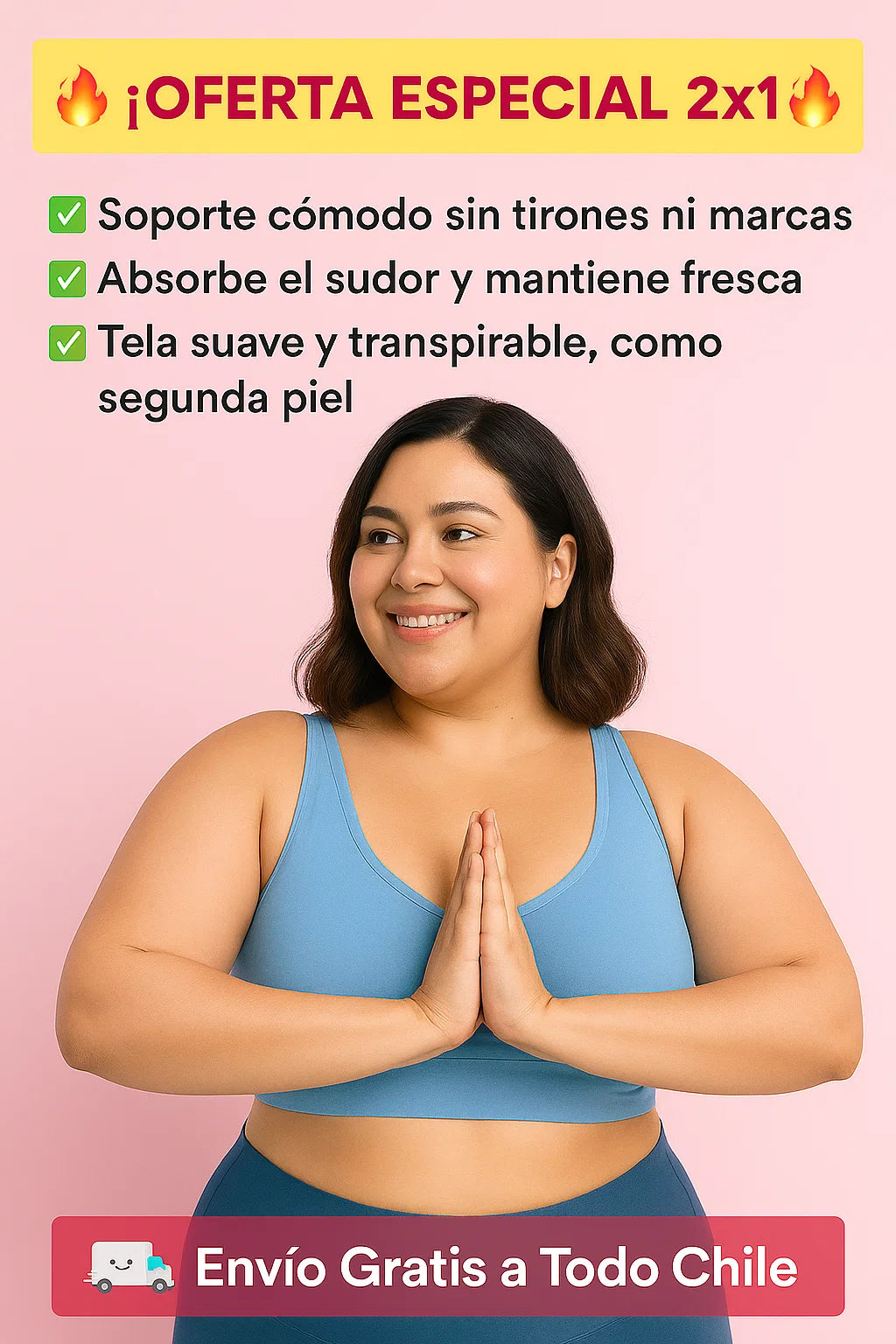 Sostén Deportivo Sujetador Resistente