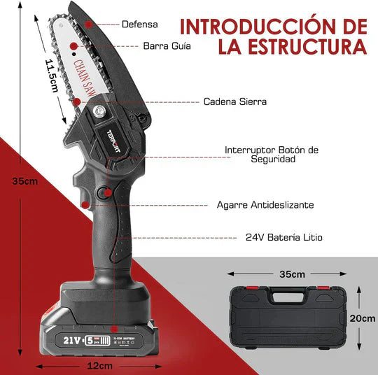 Kit Mini Sierra Inalambrica 48v + 1 bateria de regalo 🎁
