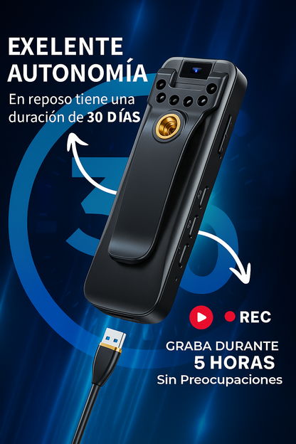 CAMPRO - CÁMARA 180° CON REDUCCIÓN DE RUIDO HD 1080P