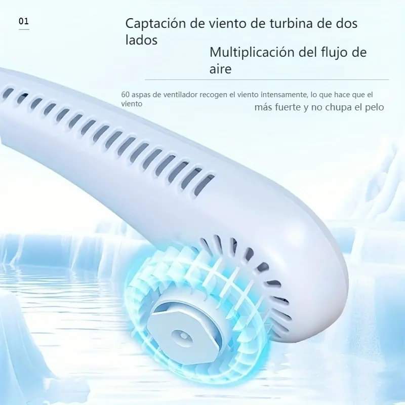 VENTILADOR DE CUELLO PORTÁTIL ✅