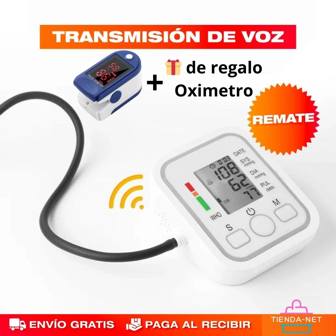 Pack Monitor de Presión Digital +Oxímetro de Regalo 🎁¡Cuida tu Salud en Casa! 🏥