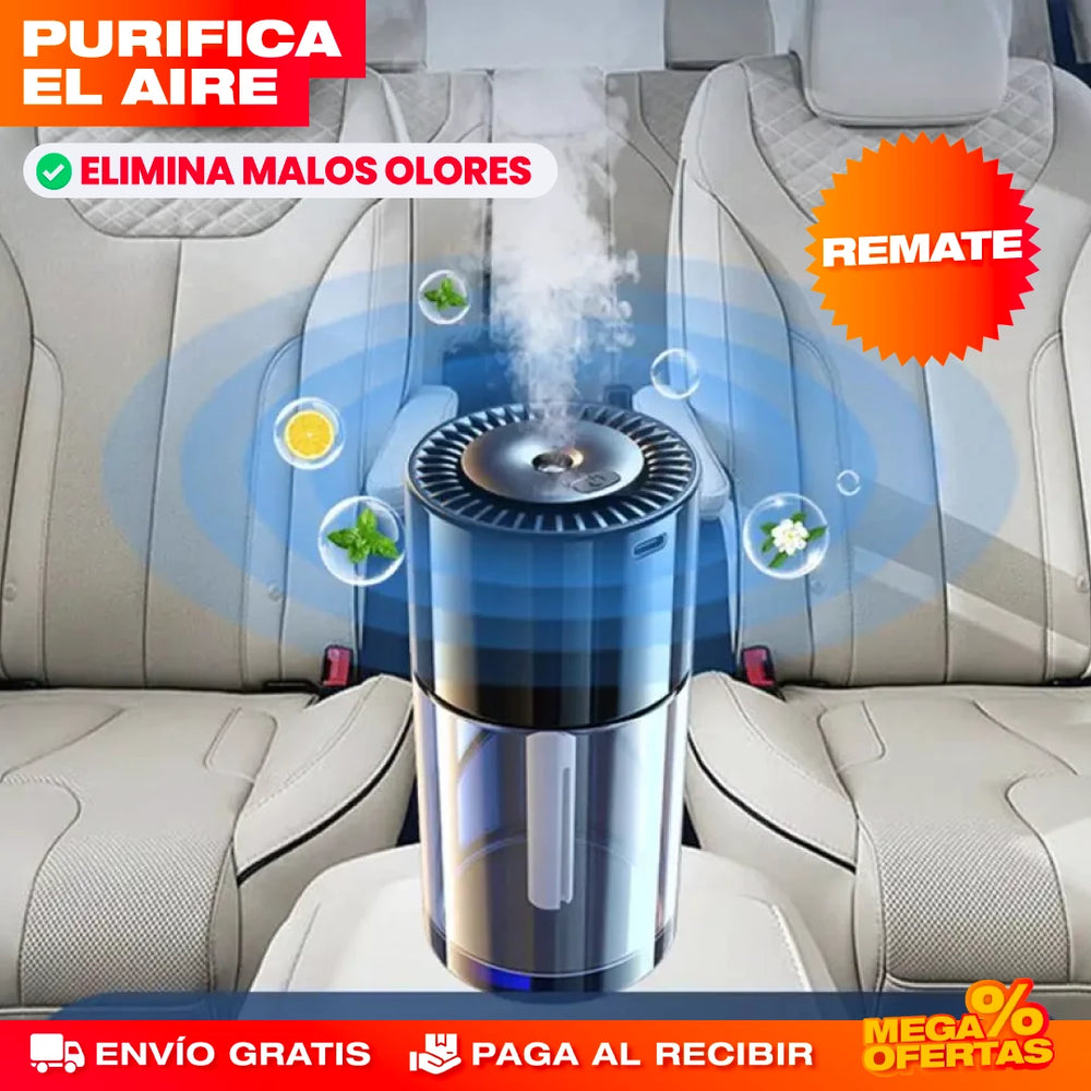 HUMIDIFICADOR DIFUSOR RECARGABLE PARA CARRO