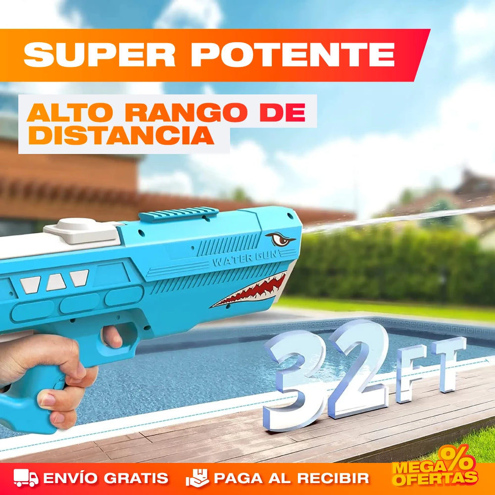 PISTOLA DE AGUA AUTOMÁTICA DE TIBURÓN