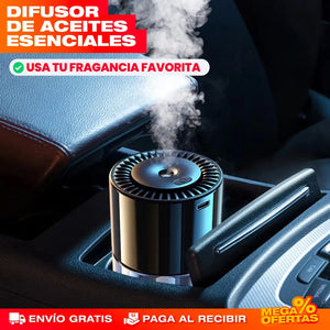 HUMIDIFICADOR DIFUSOR RECARGABLE PARA CARRO