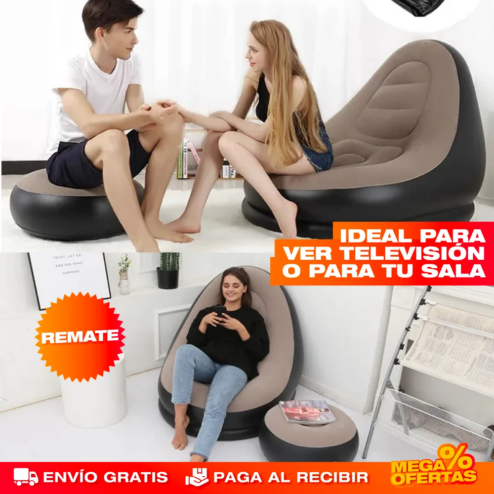 SOFÁ INFLABLE COMODO 2 EN 1