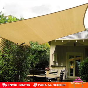 Lona Toldo Sombra Rectangular 4x6 metros