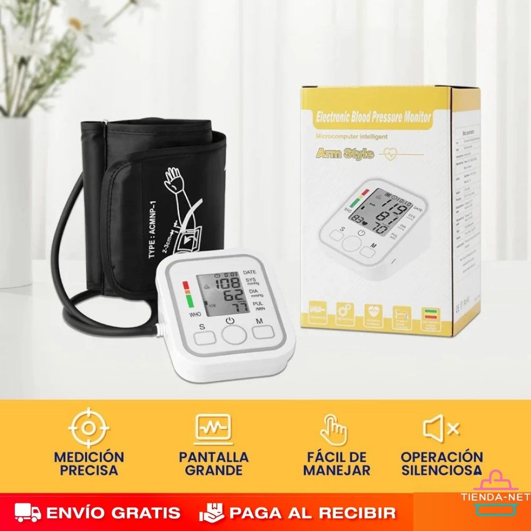 Pack Monitor de Presión Digital +Oxímetro de Regalo 🎁¡Cuida tu Salud en Casa! 🏥