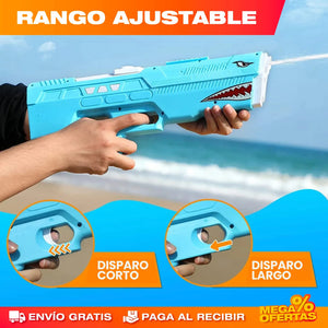 PISTOLA DE AGUA AUTOMÁTICA DE TIBURÓN