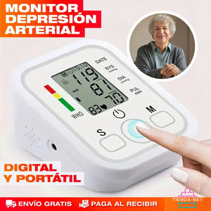 Pack Monitor de Presión Digital +Oxímetro de Regalo 🎁¡Cuida tu Salud en Casa! 🏥