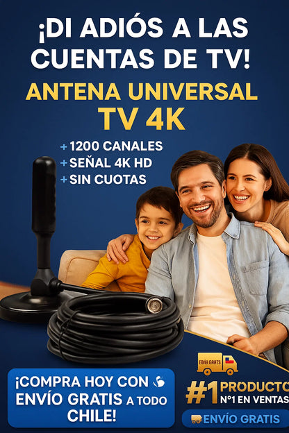 ANTENA HD TV 4K 2X1🎁 │ SignalBoost™