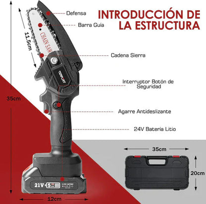 Kit Mini Sierra Inalambrica 48v + 1 bateria de regalo 🎁