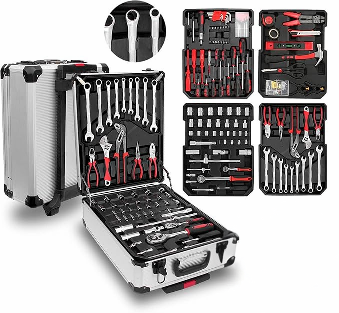 Maleta de Aluminio con Herramienta: Kit Mas Completo Con 187 Piezas del mercado